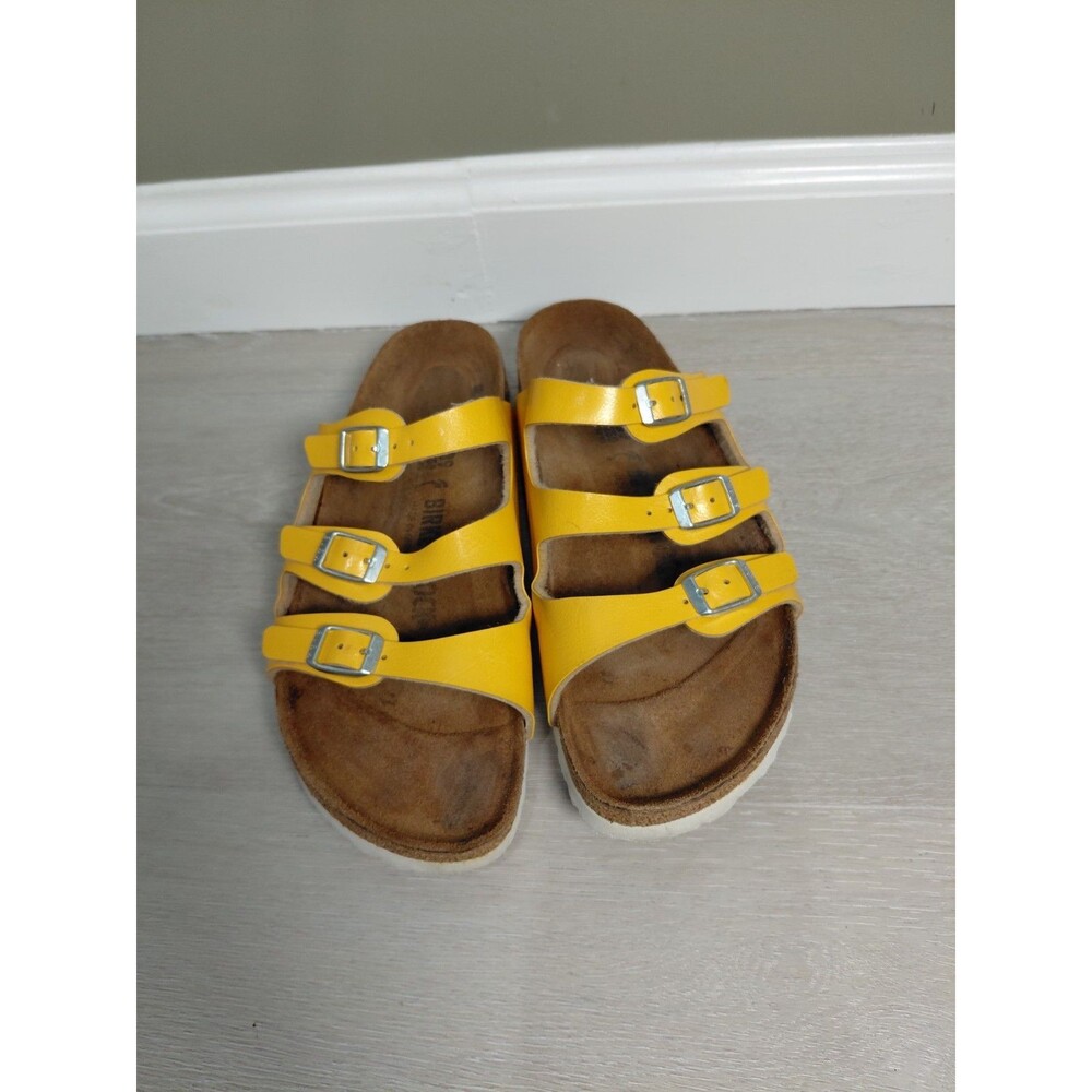 Birkenstock Florida Women's Size 39EU 8US Narrow Yellow - Picture 7 of 12